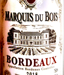 Bordeaux AOP « Marquis du Bois Rouge »